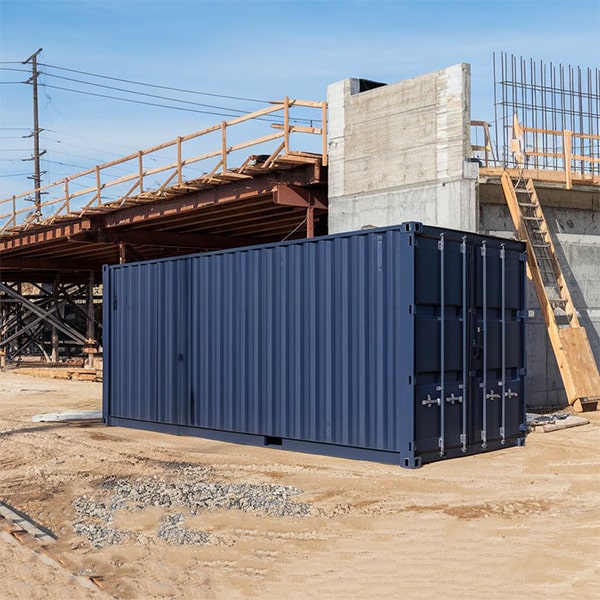 our construction site storage containers are designed to be easily transported to different construction sites